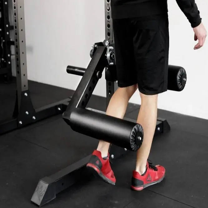 MKAS Power Rack Attachment Sitting Stretching Leg Equipment Leg Flexing and Stretching Muscle Training Exercise Machine