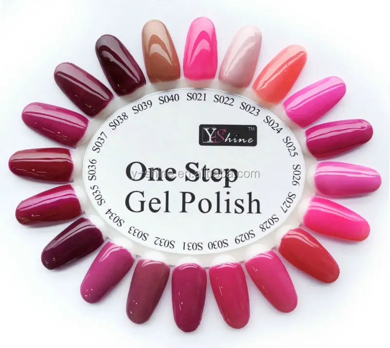 Y-SHINE wholesale oem private label colorful uv led gel varnish semi permanent soak off gel nail polish for nails art salon