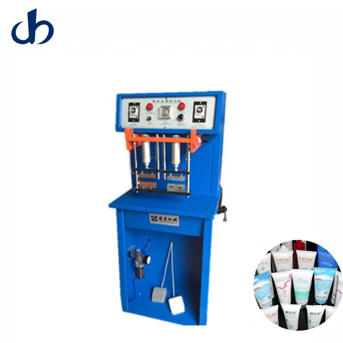 Semi automatic ultrasonic silicone Plastic tube sealer,toothpaste tube heat sealing machine