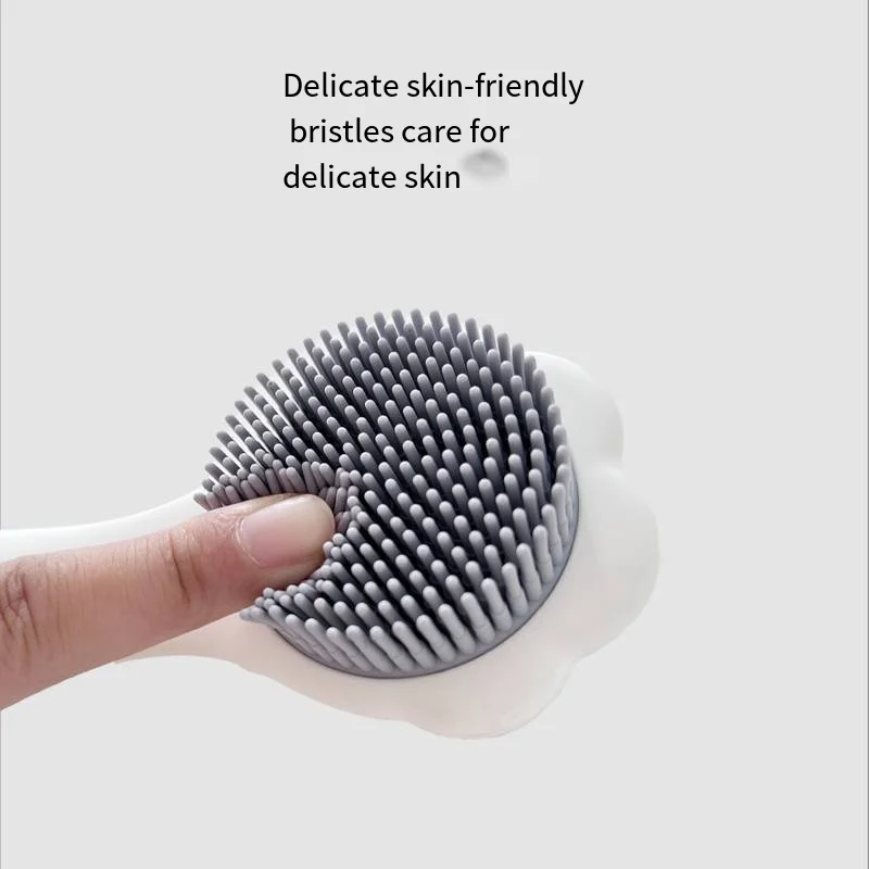 Soft Silicone Comb Child-Appropriate Wash Hair Scalp Head Massager for Bathing Soft Silicone Shampoo Brush Babies
