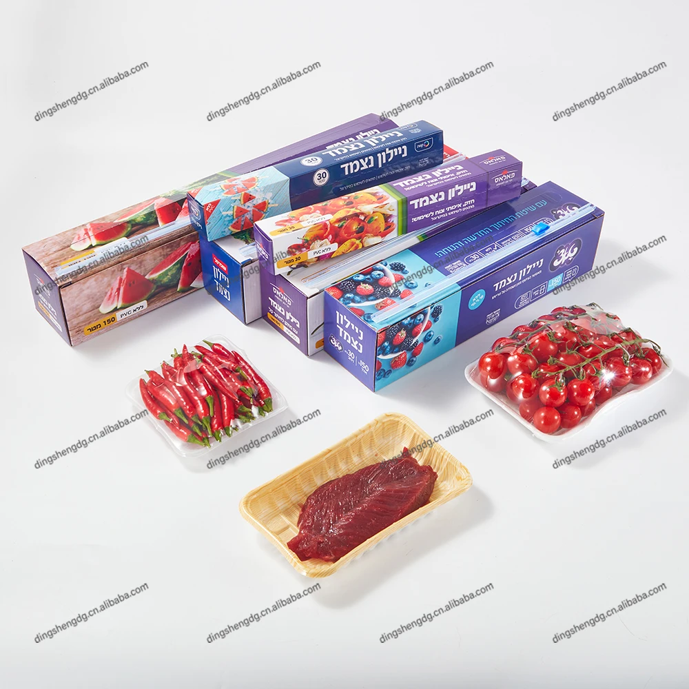 Kitchen Use PE Heat Resistant Food Grade Cling Film Plastic Good Strength Wrap