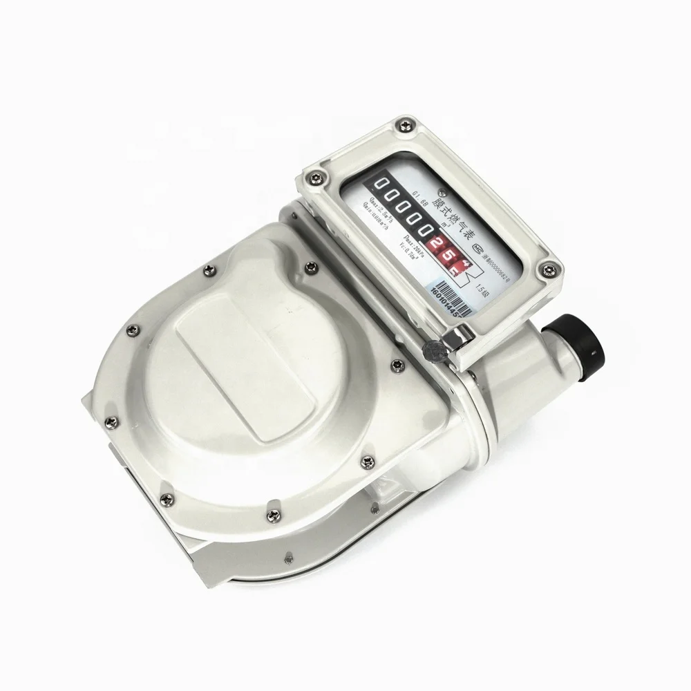 Diaphragm gas meter with aluminum case G1.6B-G6B EN1359 certificate