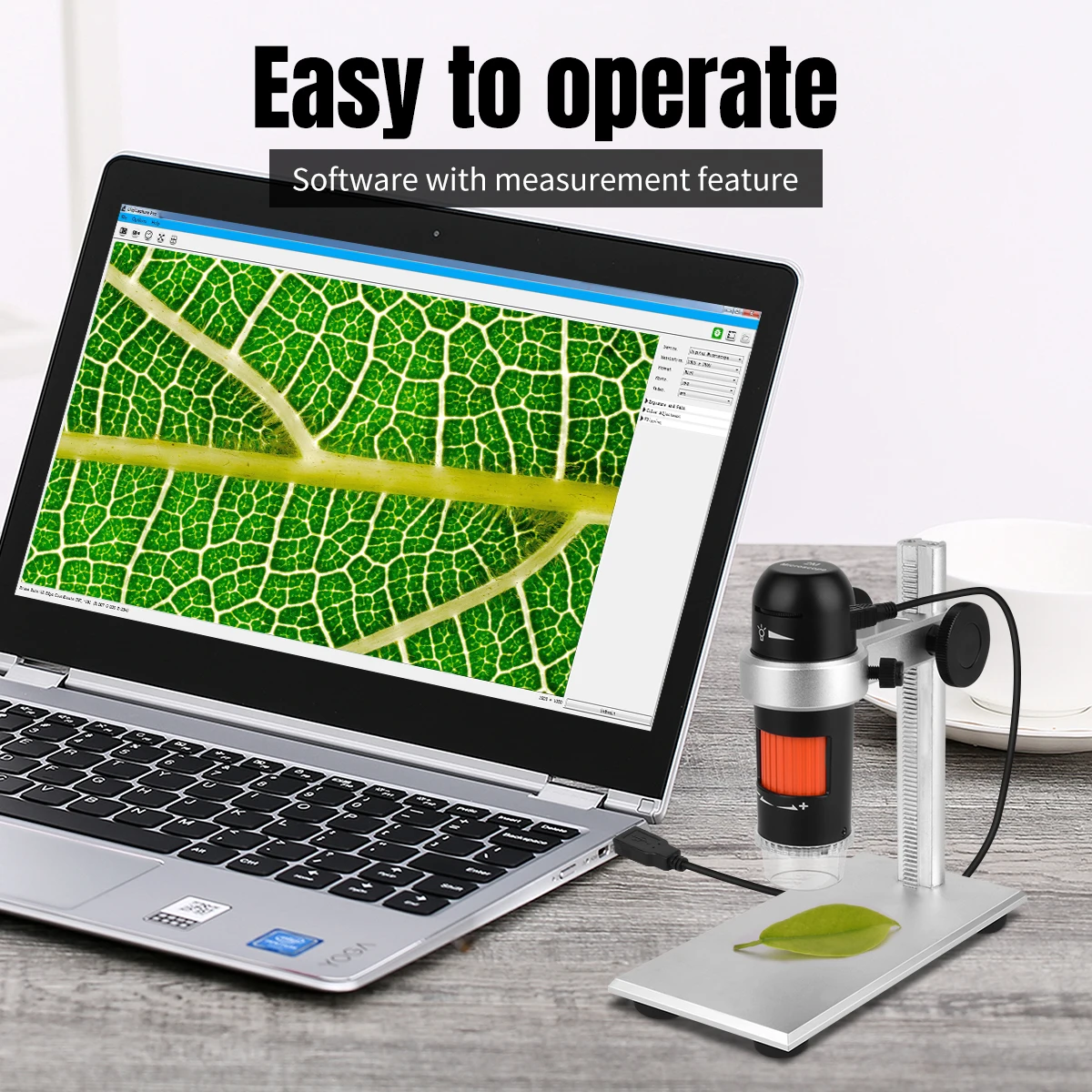 USB Digital Microscope Driver 200x With Measuring Software