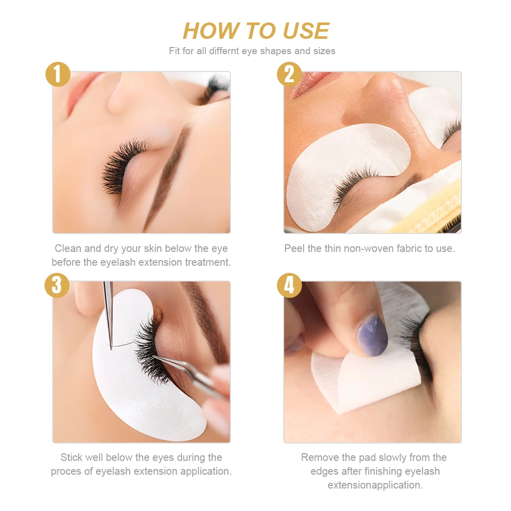 Sell sterile bio gel eye stick do not hurt eyes do not hurt eyelashes extend silicone eye pad.