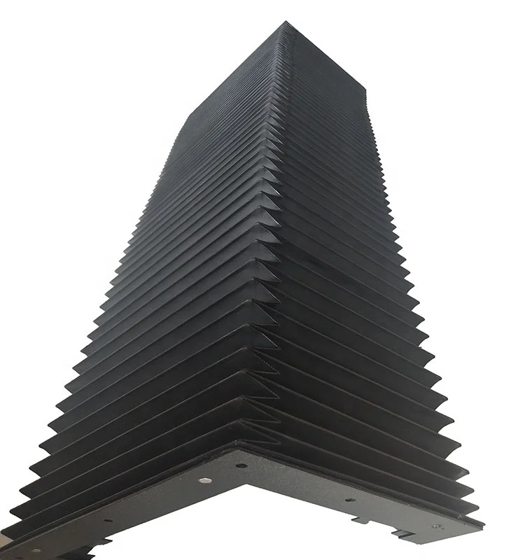 CNC Machine High Temperature Fabric Accordion Bellows Guard Shield