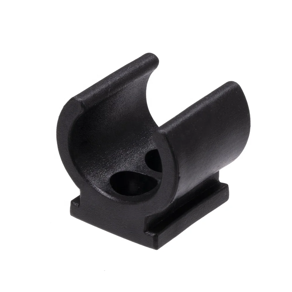 Double Hole Holder Fixed Pipe Plastic Saddle Clamp