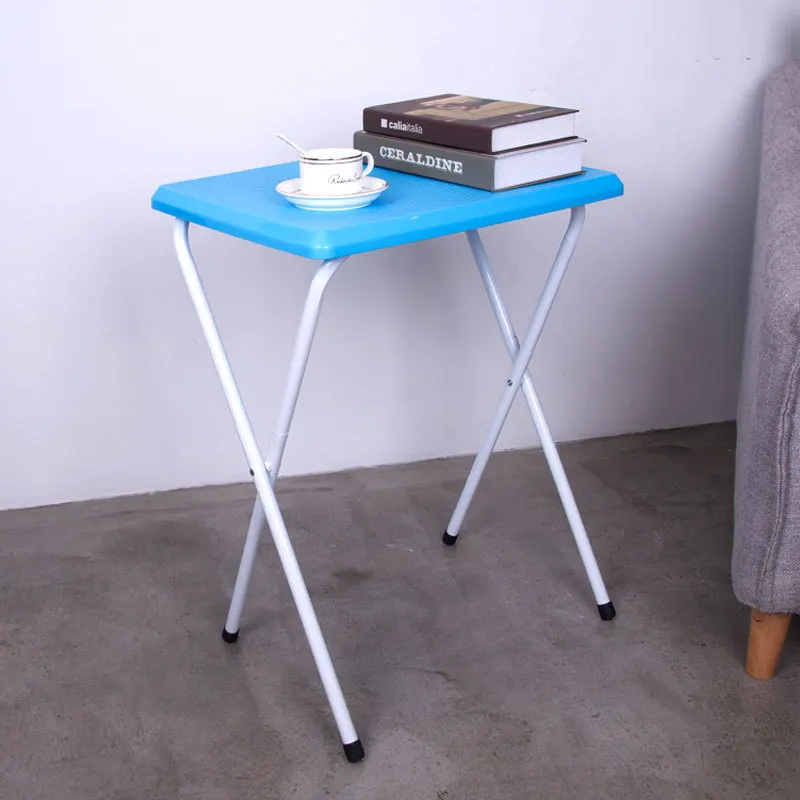 Portable Round Folding Picnic Table Small And High Mobile Table Outdoor