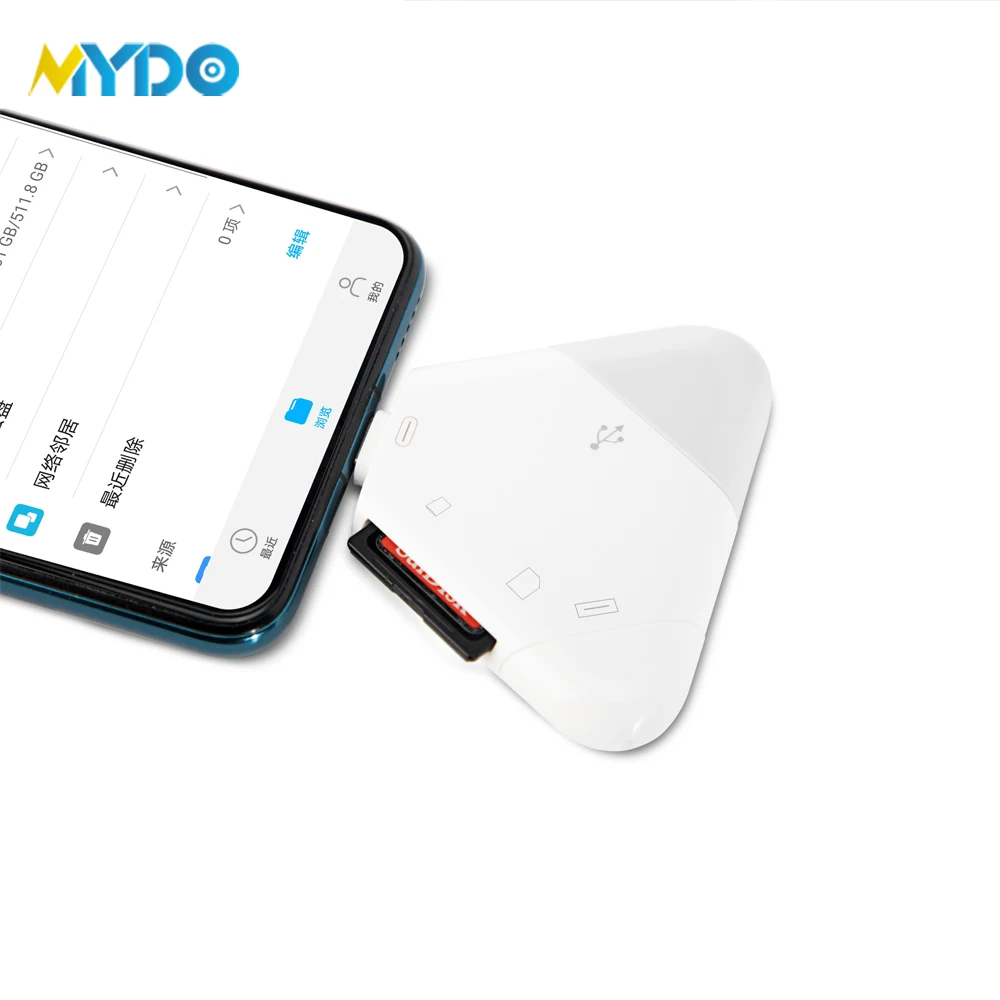  Считыватель карт Type C OTG по лучшей цене Интеллектуальный мобильный USB-интерфейс из цинкового сплава внешний слот для