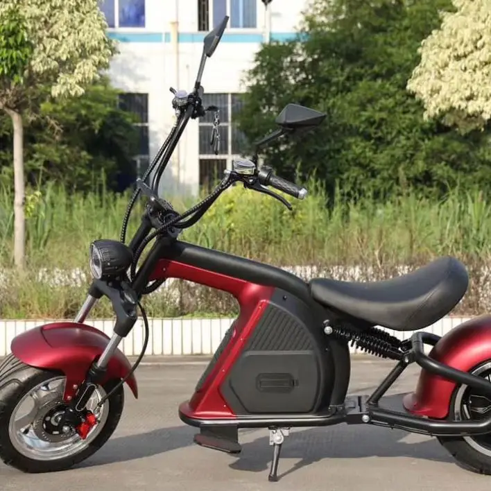 Высокая скорость большой 2-колесный скутер с обмена Citycoco электрический мощность 3000W портативный Электрический