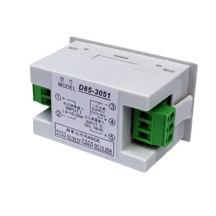 D85-3051 DC Digital Voltage & Current Meter dual display DC200V 600V 10A 50A 100A digital display DC voltage and current meter