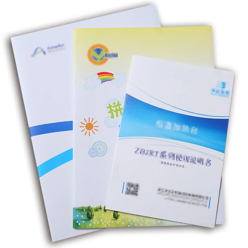 Manufacturer High Quality Wire Binding Catalog Brochure Magazine Service Customized Metallized Printing Soft And Hard Cover