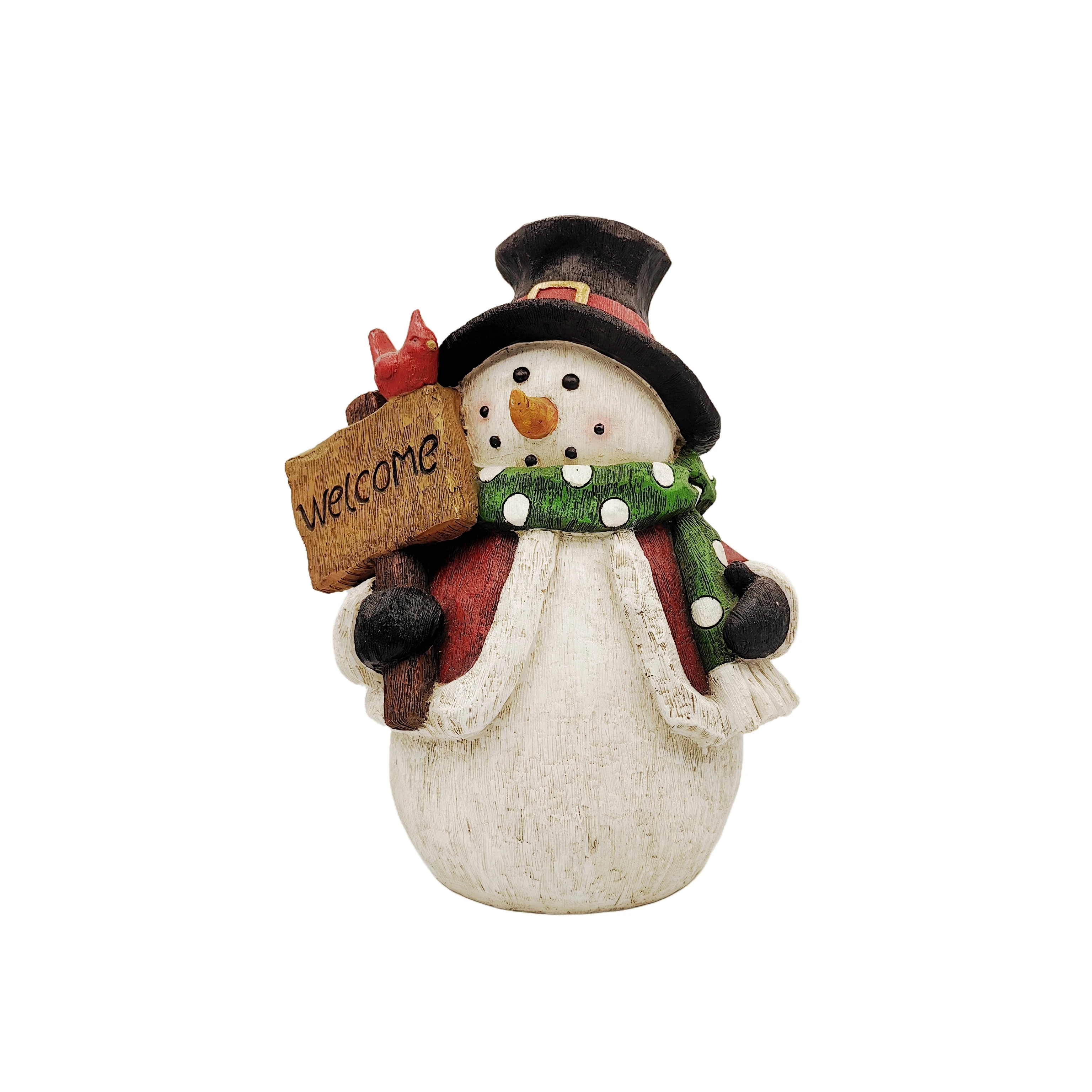 Handmade Crafts Christmas Holiday Statue resin material support customized
