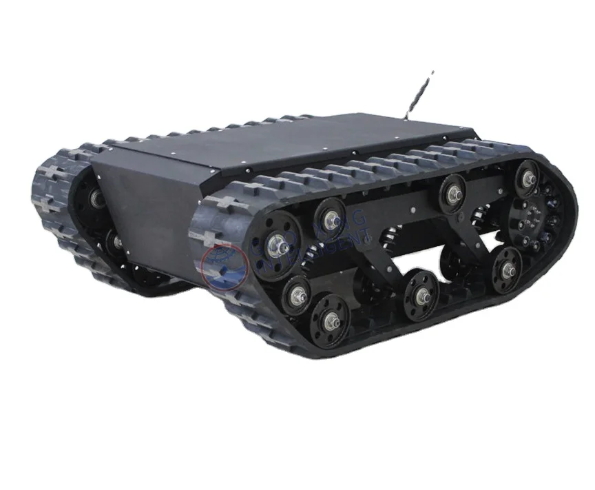 Remote Control off-road tracked mobile robot platform track robot chassis crawler robot chassis