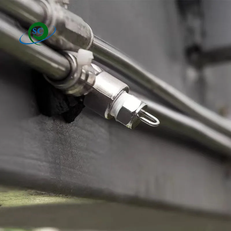 High Energy Efficiency Finest Mist Water Spray Nozzle Cone Shaped Fog Nozzle For Rust Removal
