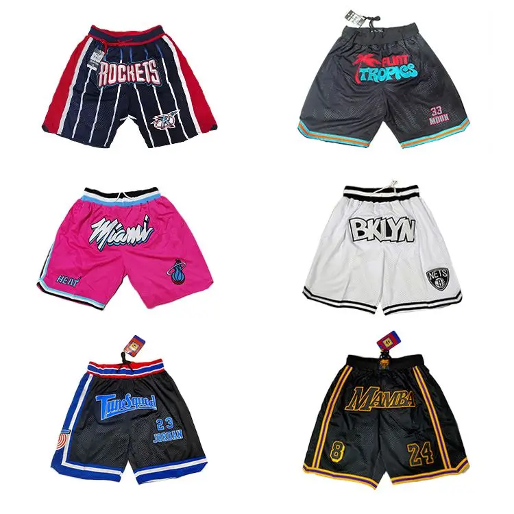 2021 High Quality Wholesale Justdon Embroidered Breathable Mesh Quick Dry Basketball Shorts Just Don Sport Pants