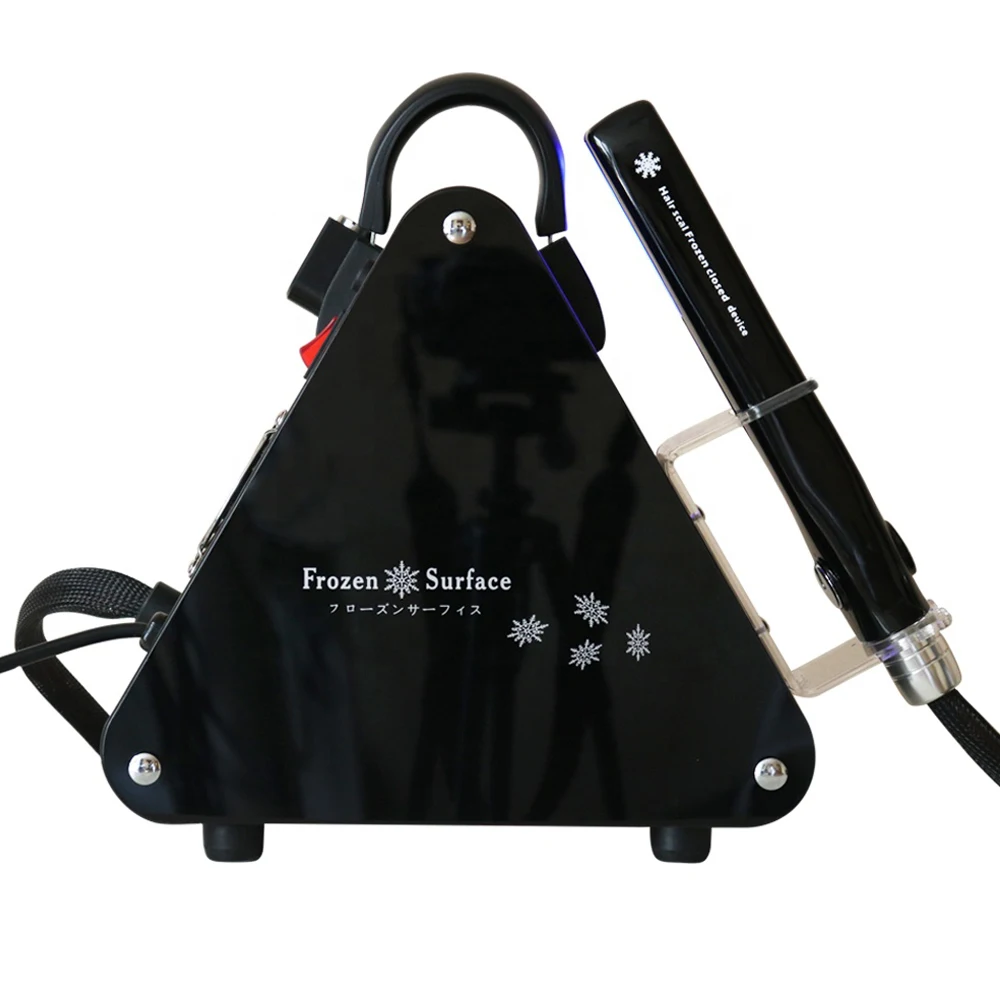 new arrival hot sale nano hair care machine ice frozen hair straightener hair scalp treatment salon equipment