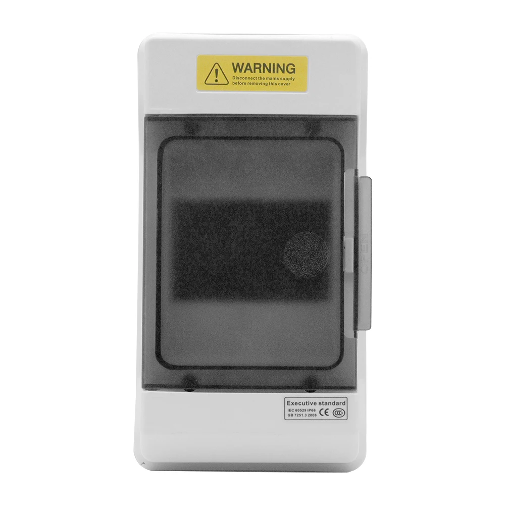 Hot selling plastic electronic 3 phase power distribution box 4 Modules power distribution box electronial plastic box