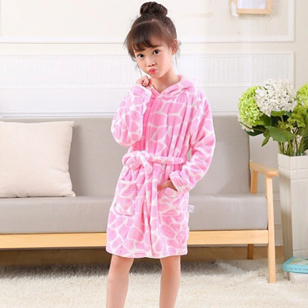 Wholesale Print Baby Bathrobe 100% Cotton Kids