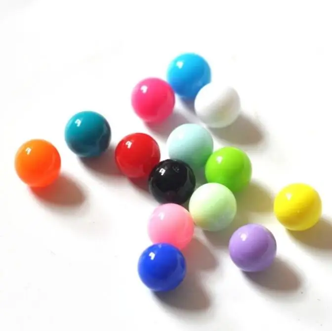 
2mm 6mm 8mm 16mm 20mm PA PA66 PTFE PP POM acrylic soild plastic ball round no hole beads 