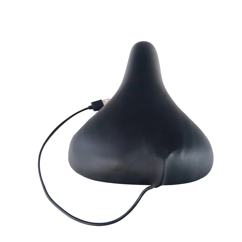 Customized MTB Electric Leather Road Bike Saddle USB Heated Bicycle Seat