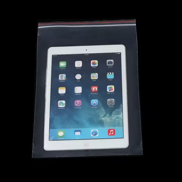 100% New Raw Material Wholesale LDPE PE Ziplock PackingTrash Pp Bag Flat Bottom Clear Plastic Bags