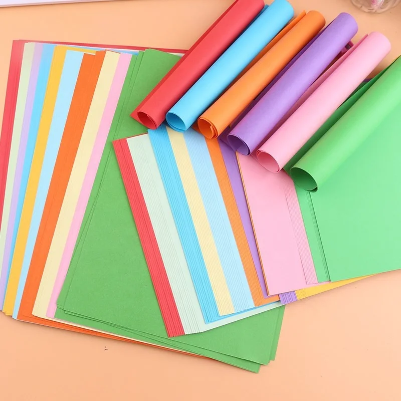 80g colorful wood free A4 wrapping paper for DIY use