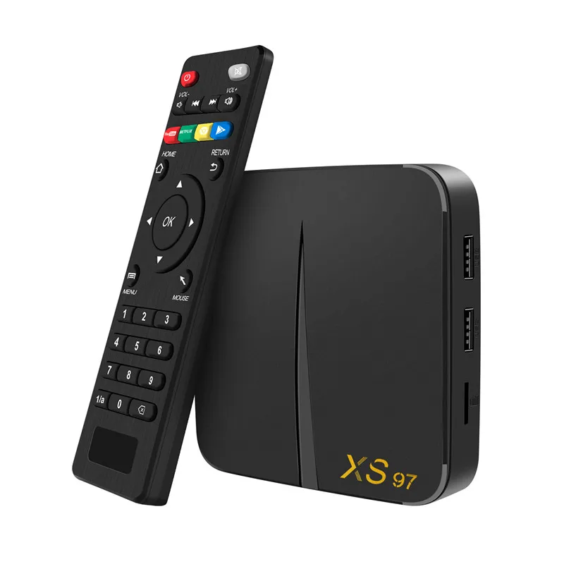 Special Offers XS97 Box Tv Android 9.0 Amlogic S905W 2GB 16GB 2.4G Wifi H.265 Tv Box Set-Top Box