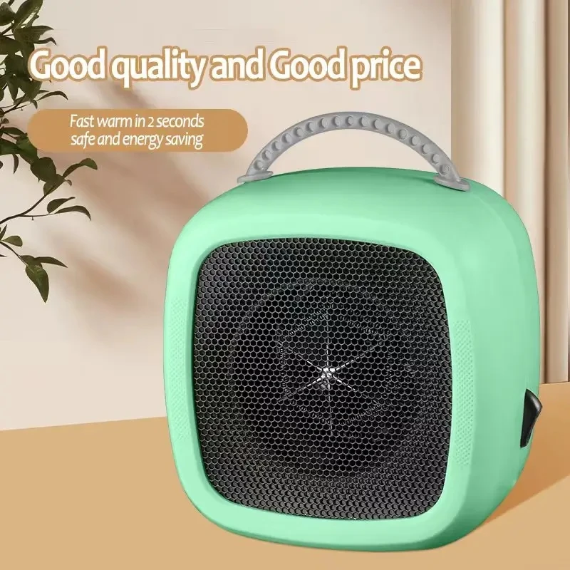 Portable desktop heater fan mini electric heaters home room office winter heating fan