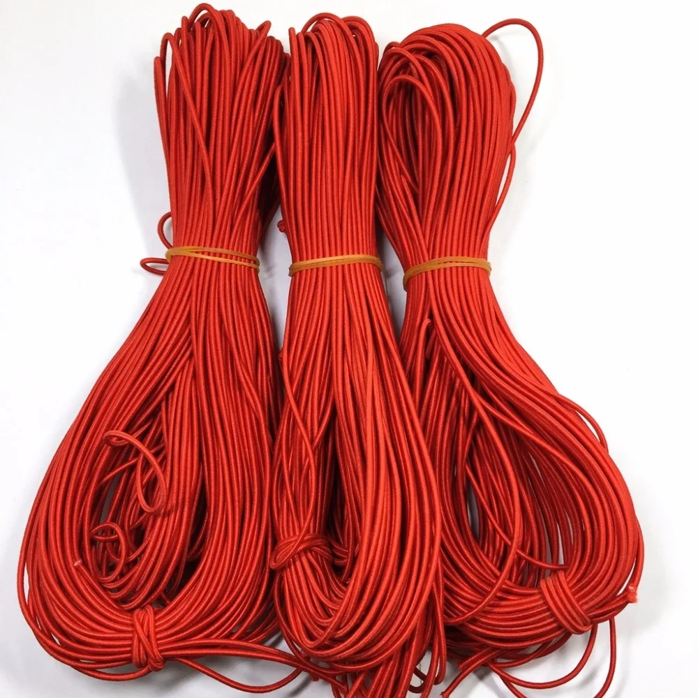 Wholesale multi colored polyester round elastic cord supplier