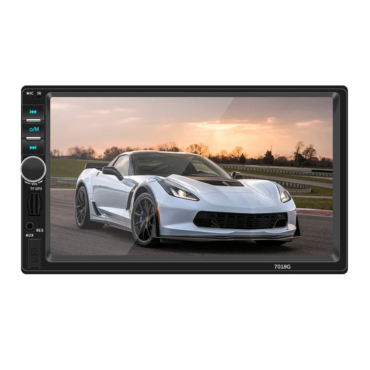 Универсальный 7-ми дюймовый wince 2 din Автомобильный Радио Камера заднего вида BT 1024*600 TF USB AUX gps навигации сенсорный экран автомобильный mp5 плеер