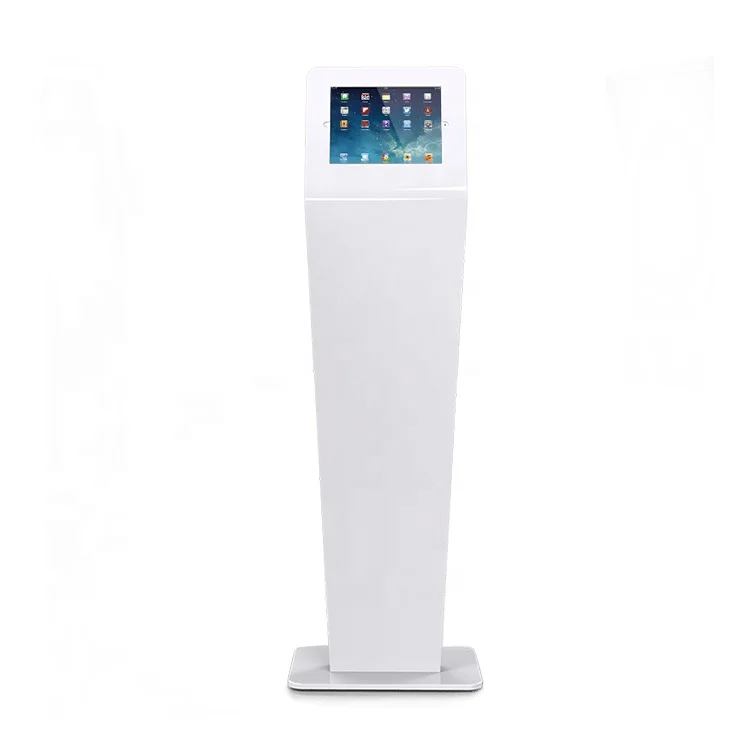 Anti Theft floor standing Information display floor stand kiosk stand for ipad