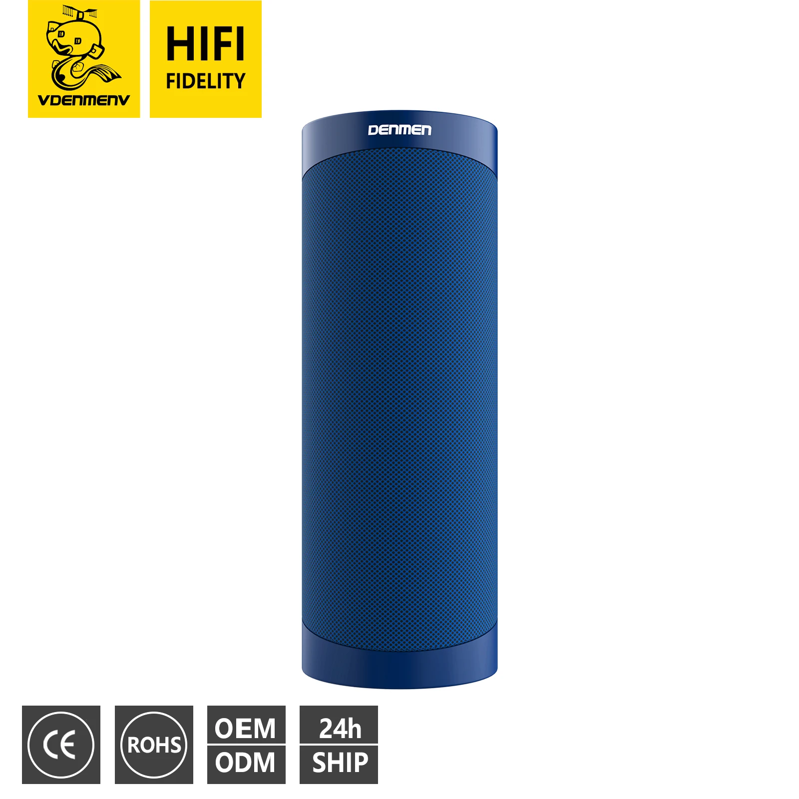 Ali Baba Hot Selling Wholesale DENMEN Ipx4 Outdoor Waterproof Super Quality Wireless Speaker Portable Music Audio Stereo Speaker
