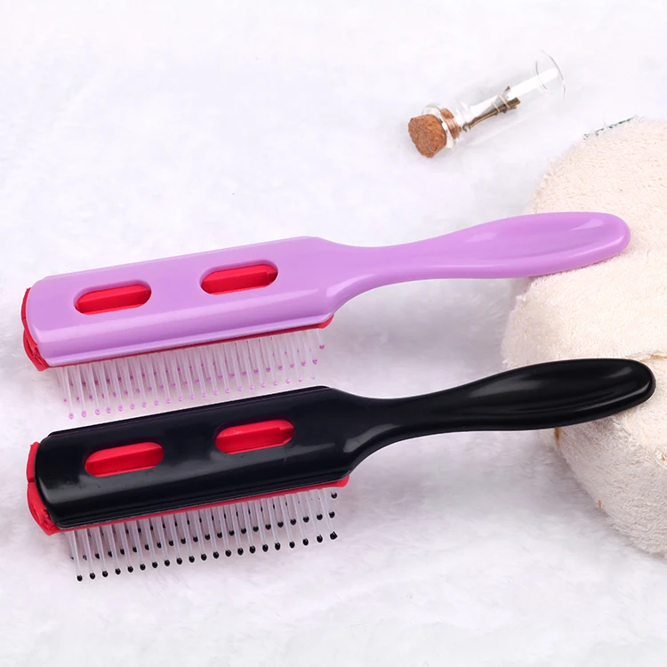 EUREKA 9743 Paddle Cushion Hair Brush Types Ball-Tip Nylon Pins Anti-Slide Handle Hairbrush For Hair Beauty Care