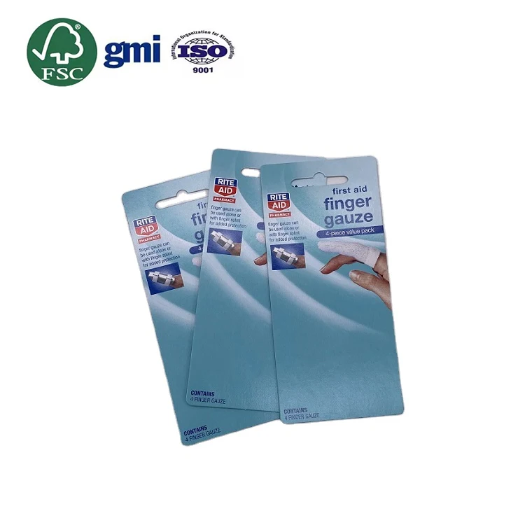 Wholesale Custom Slide Blister Insert Cards Packaging Card Packs With the Paper