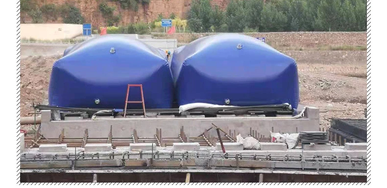 New Domestic PVC/TPU Water Storage Tank Portable Gas Storage Balloon Biogas Bag Biodigester Plant For Methane Gas
