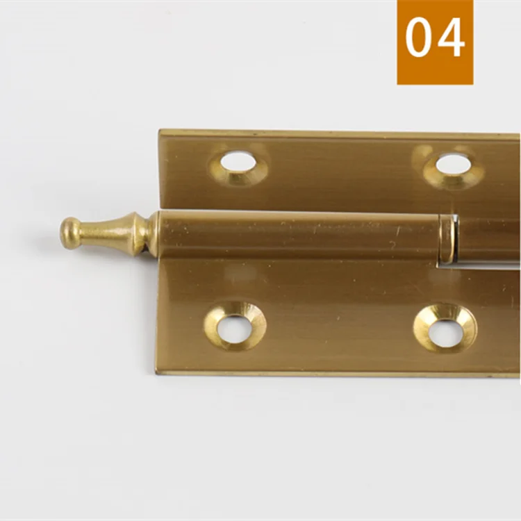 Hot sale Crown lift off Hinge Furniture Brass fixed pin Door Hinges