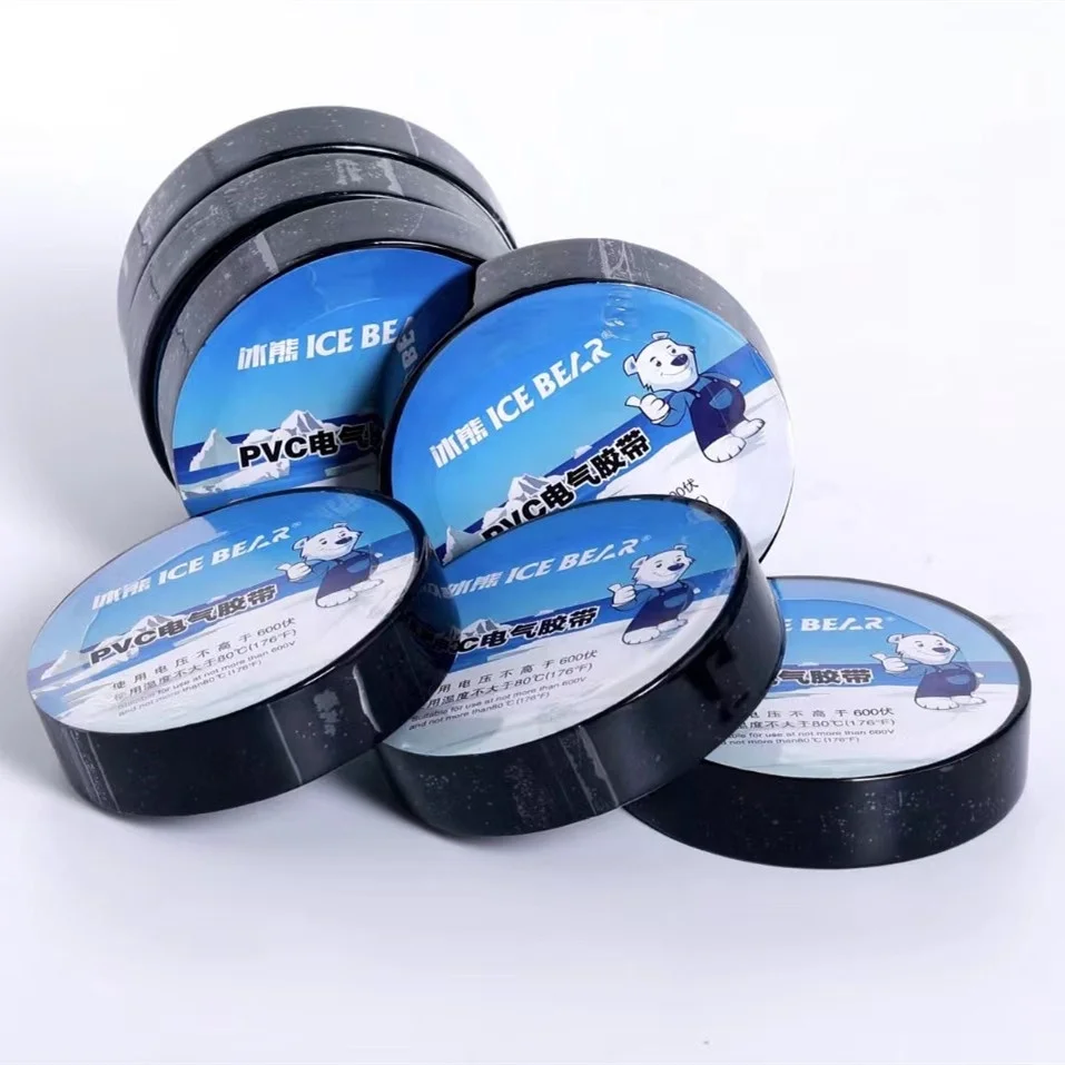 High Adhesive Insulation PVC Electrical Tape Waterproof Insulation Electrical Ground Cable Insulating Tape
