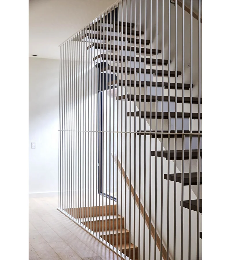 Central Beam Wooden Stair Fence Indoor Staircase Machines Style New Product Loft Staircase For Home Renovation