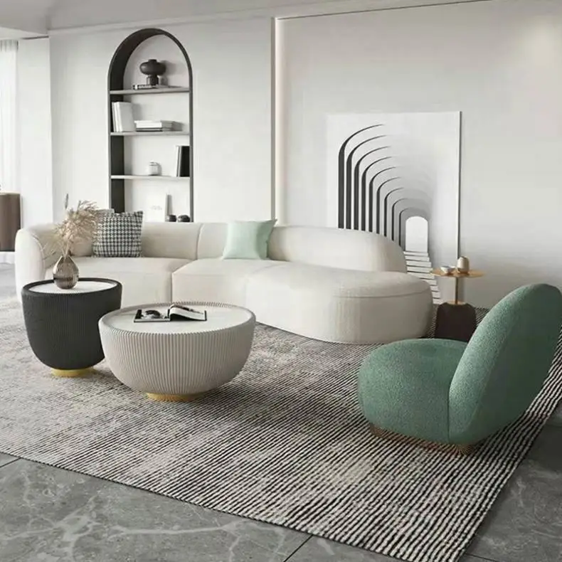 Wholesale Discount Sectional  Combination Modern Living Room Luxury Sofa Set Furniture