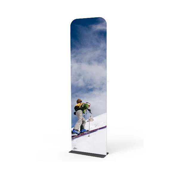 2X10 ft Janus TM stretch fabric  banner stand tension fabric tube display advertising banner stand  aluminum frame  advertising