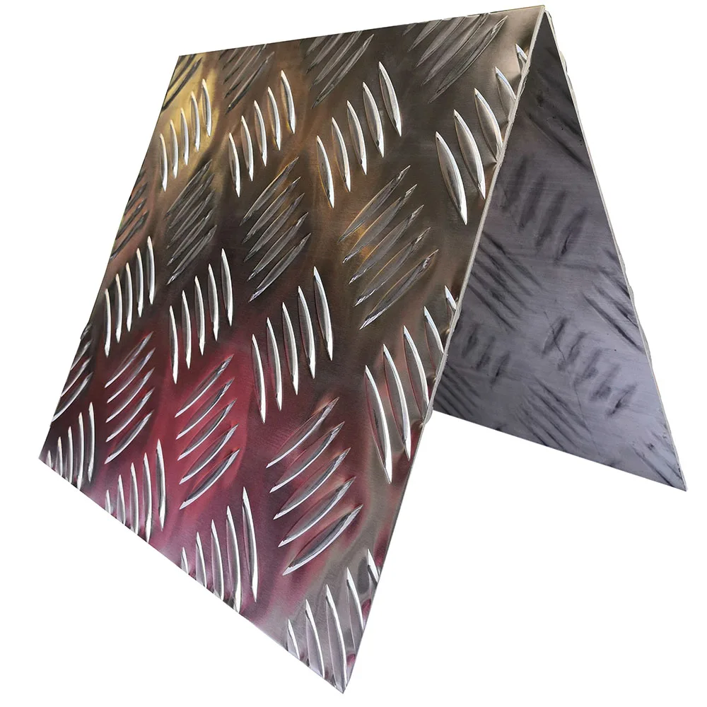Aluminium Checker Plate Three Bar Five Bar 3003 2mm 3mm 4mm 5mm 6mm Silver Anodizing Aluminum Sheets Diamond Plate Truck Bed 