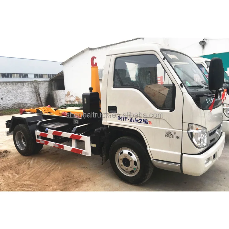  Forland Mini 6CBM Municipal Sanitation Removable Container Roll Off Hook Arm Lift Garbage