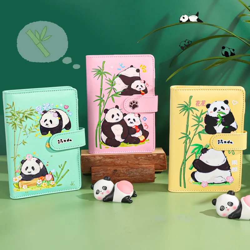 Cultural and creative notebook student high-looking notebook soft cute panda notebook cartoon diary