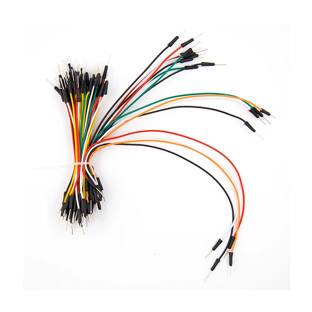 75Pcs Flexible Breadboard Jumper Wires Dupont Line