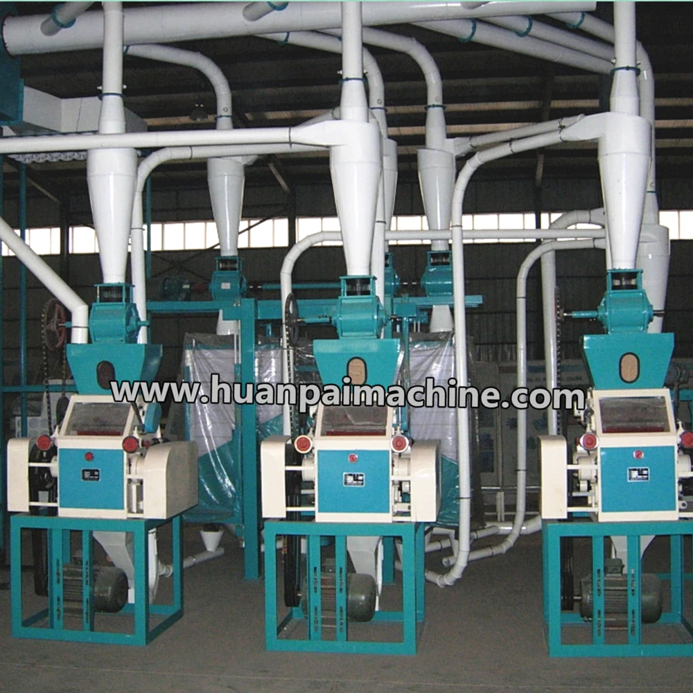 high output small scale industrial fine flour milling plant maize corn wheat flour mill