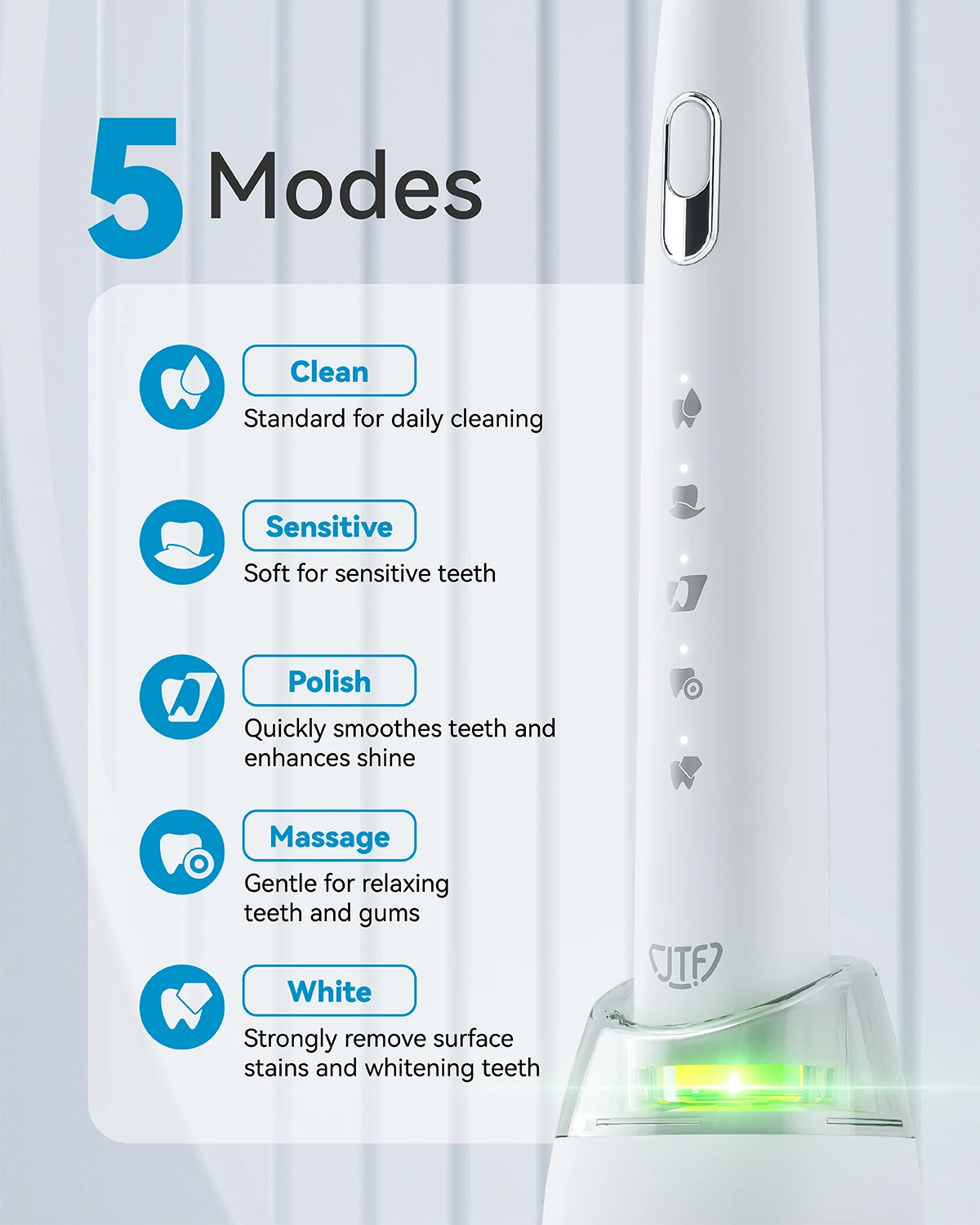 2023 New Type dental care sonic motor small portable travel electric toothbrush slim with box packaging