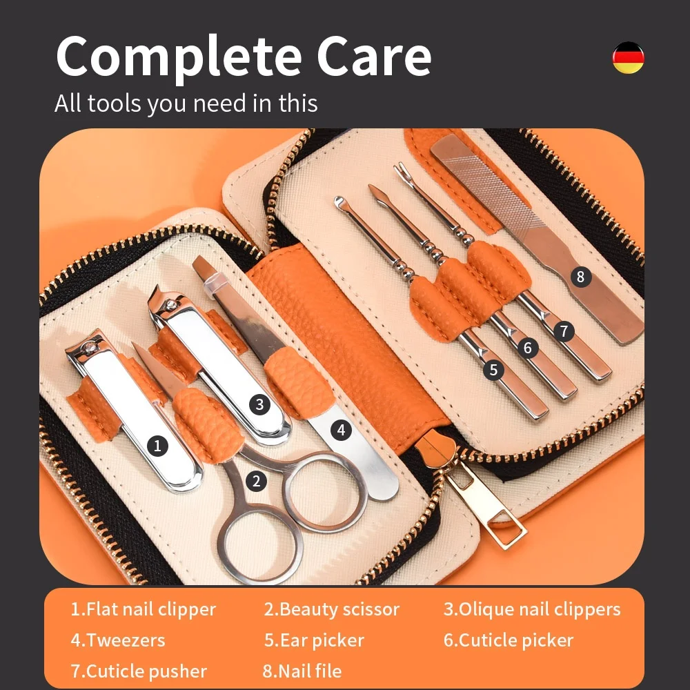 8 In 1 Professional Manicure Set Women s Pedicure Set For Fancy Wedding Gifts