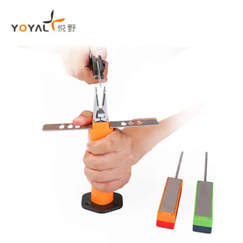 TY1811 Fixed Angle Kitchen Knife Whetstone sharpening Stone Sharpener Set Package System With Nylon bag