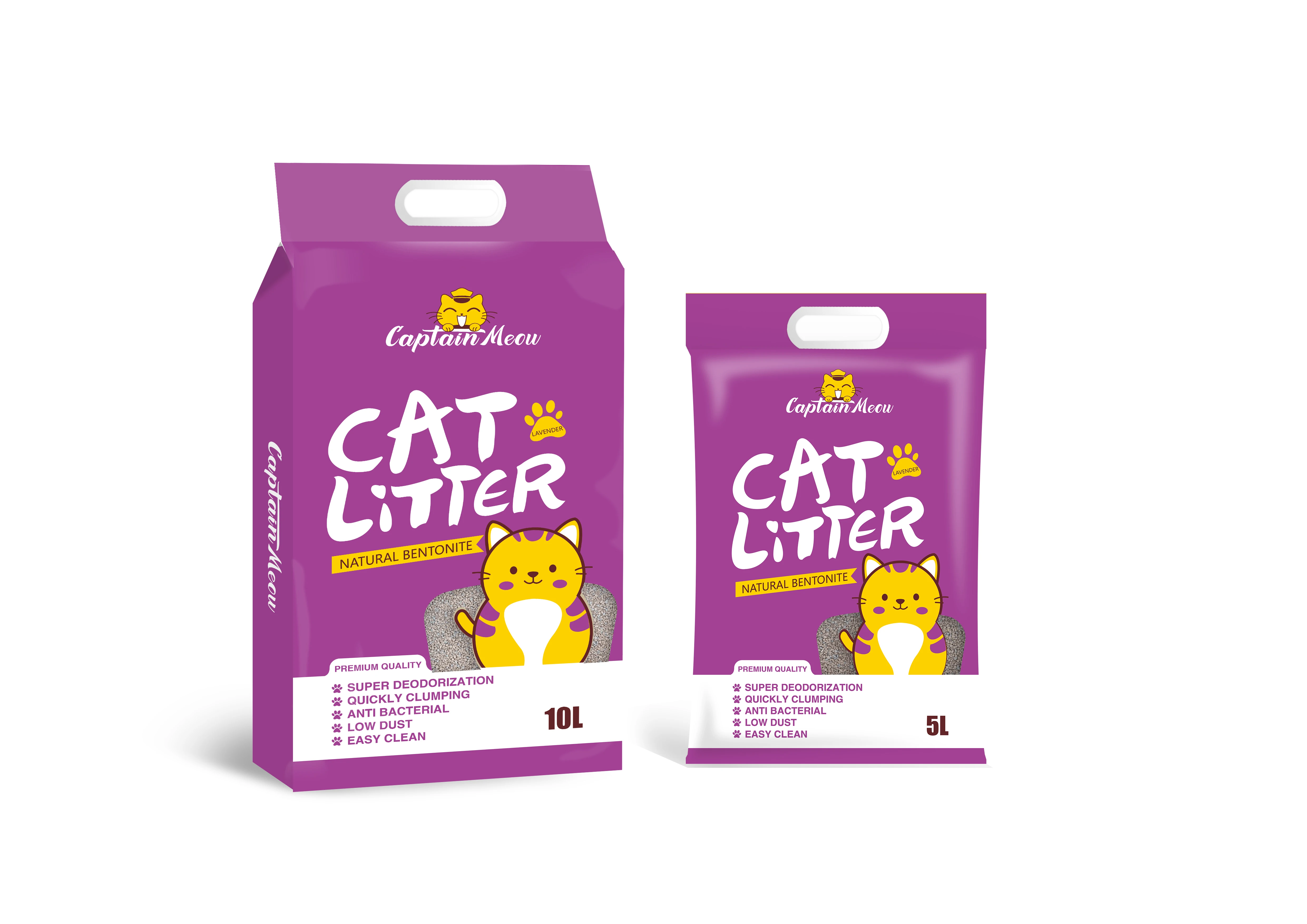 Bentonite cat litter