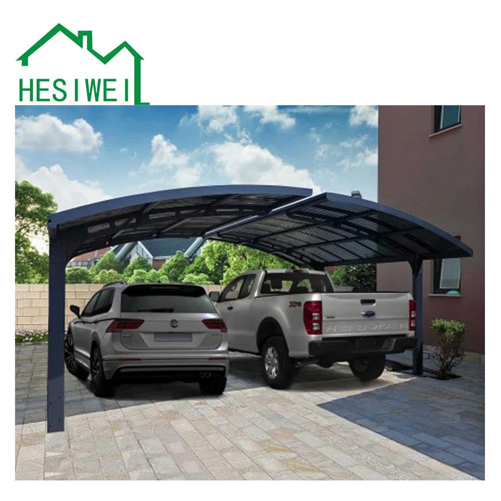 Carport With Rounded Roof Metal Carport Aluminium Carport Poland